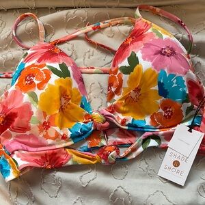 Shade & Shore Floral Bikini Top - Multicolor